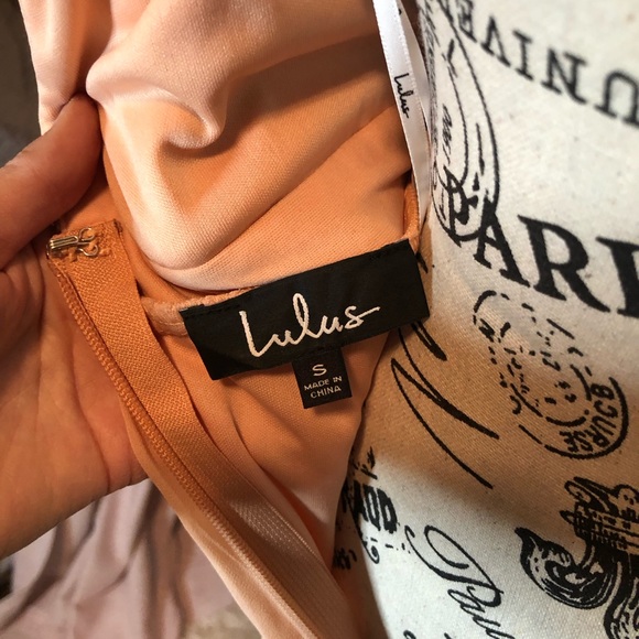 Lulus deep V rose gold sequin maxi dress - Picture 5 of 10